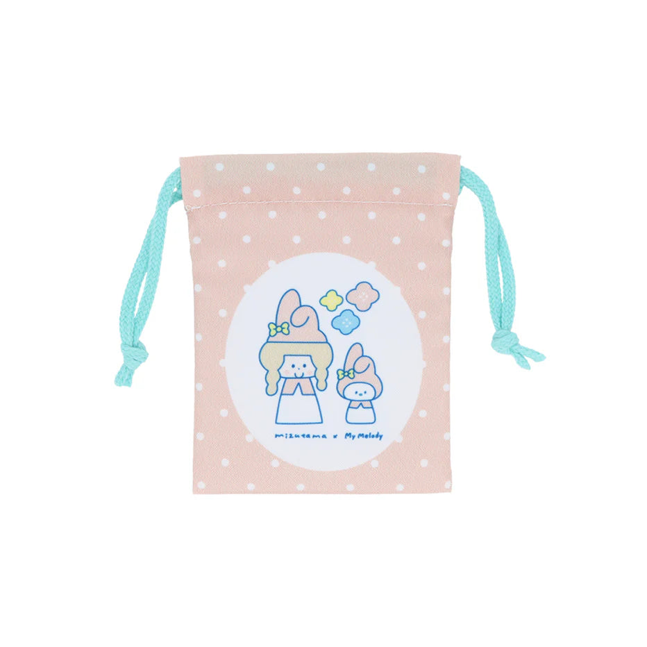 Limited Edition Drawstring Bag Set - mizutama x Sanrio Characters