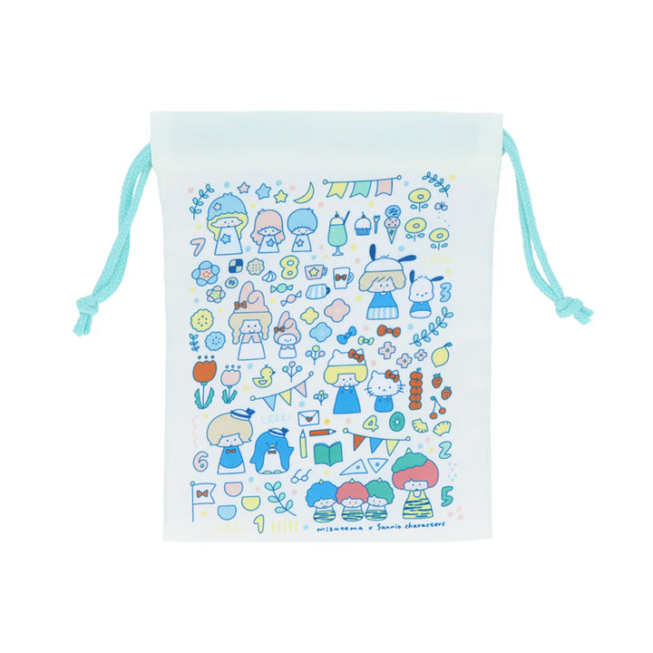 Limited Edition Drawstring Bag Set - mizutama x Sanrio All Stars