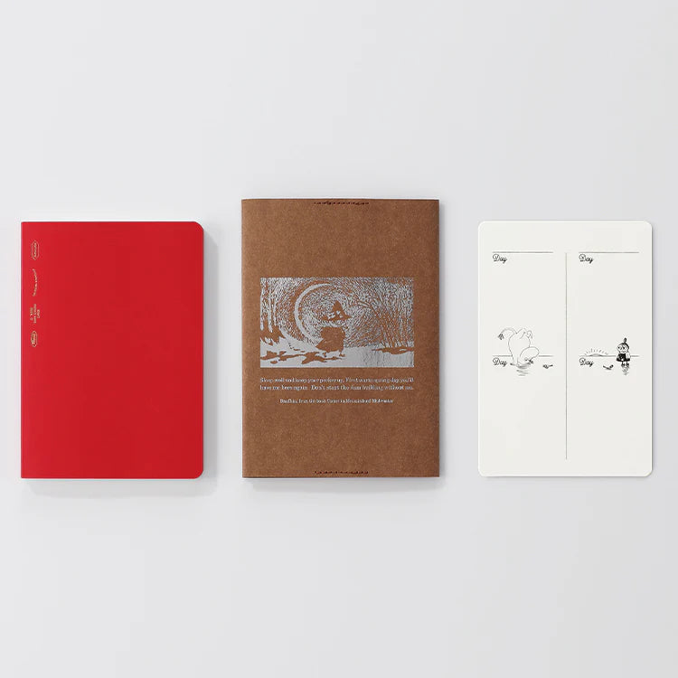 Limited Edition Stalogy Editor's Series 1/2 Year Notebook Set - Moomin Camel Cover (A6)