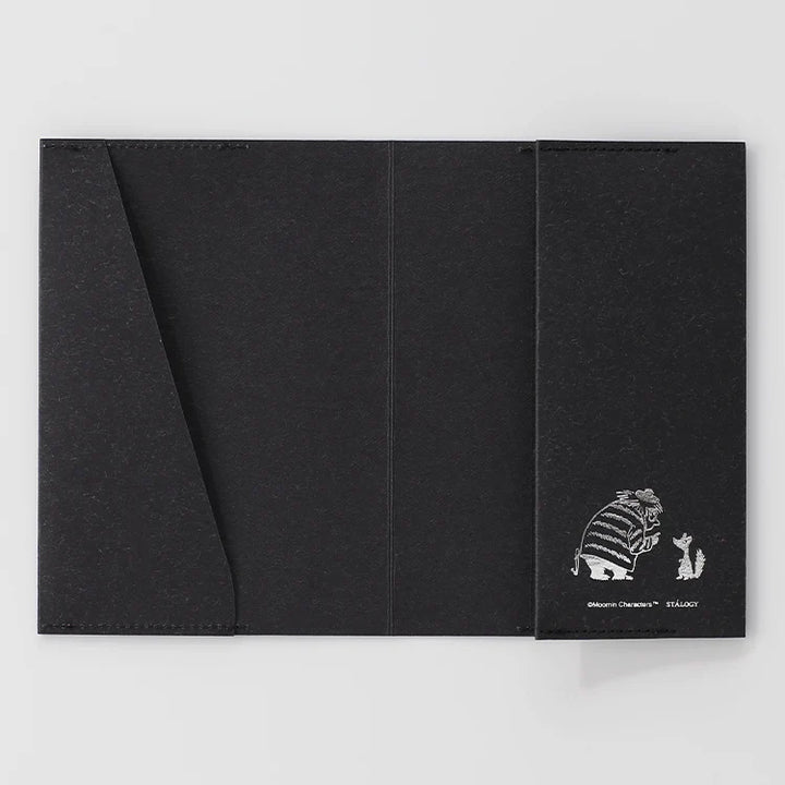 Limited Edition Stalogy Editor's Series 1/2 Year Notebook Set - Moomin Black Cover (A6)