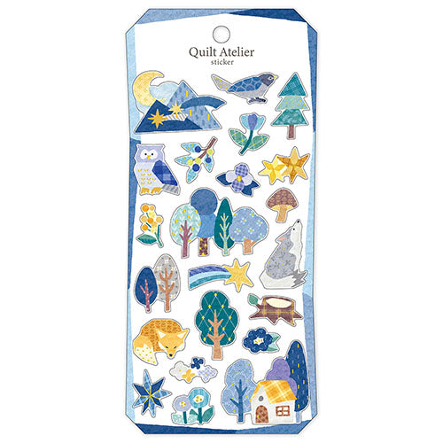 Mind Wave / Quilt Atelier Sticker - Night Forest