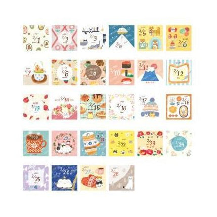 [2027] Furukawa Paper / Square Himekuri Calendar
