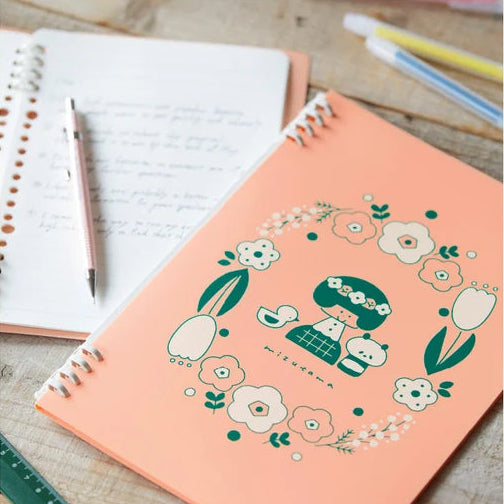 mizutama / Téflaine Ring Notebook (2 Designs / A5 Size)