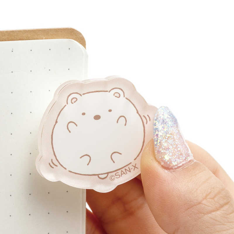 Sumikkogurashi / Rotating Paper Clip - Shirokuma & Tokage