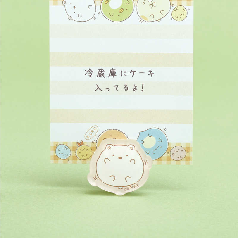 Sumikkogurashi / Rotating Paper Clip - Shirokuma & Tokage