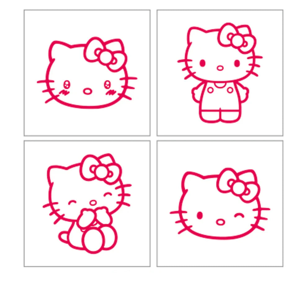 Mini Planner Rubber Stamp Set - Hello Kitty