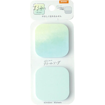 Round Corner Sticky Notes - Cream Soda