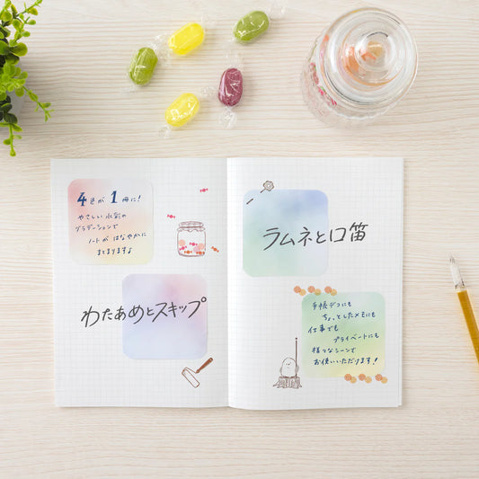 Beverly / Round Corner Sticky Notes - Cotton Candy