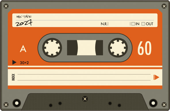 [2027] Cassette Tape Style Monthly Calendar