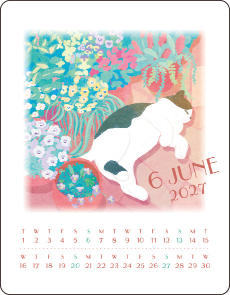 [2027] Nodoka Miyashita / Small Acrylic Magnet Clip Calendar