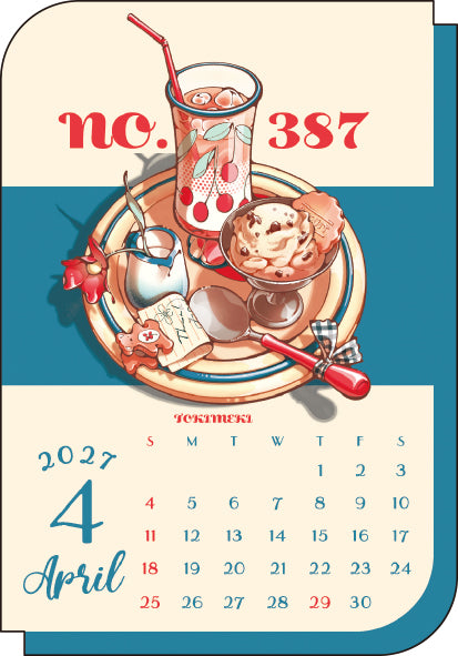 [2027] Hinano / Monthly Calendar Stickers