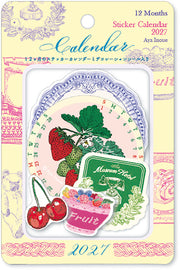 [2027] Aya Inoue / Monthly Calendar Stickers
