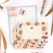 [Limited Edition] Shoichiro Tobimatsu / Letter Set (落水紙) - Strawberry Sweets