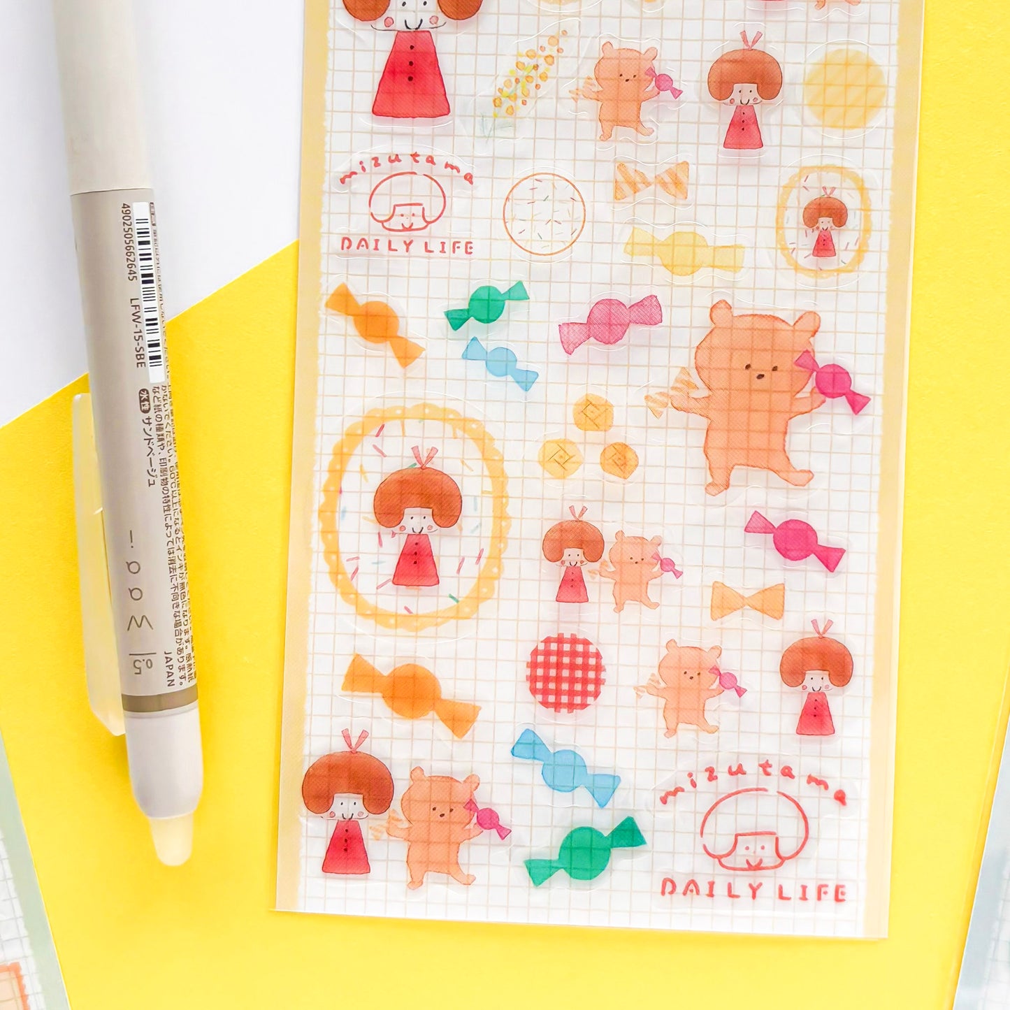 mizutama Limited Edition Stickers - Sweet Candies