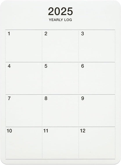 2015 Monthly Calendar Stickers - Plain (A5 Size)