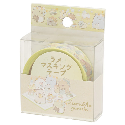 Sumikkogurashi Shiny Washi Tape - Fun Picnic