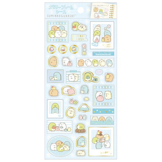 Sumikko Gurashi / Photo Stickers - Happy Memories (blue)
