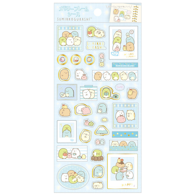Sumikko Gurashi / Photo Stickers - Happy Memories (blue)