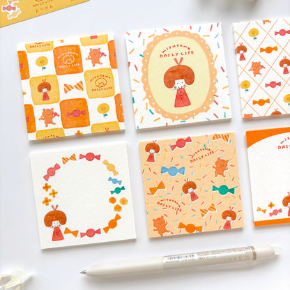 mizutama Limited Edition Petit Origami Memo Pad - Sweet Candies (120 sheets)