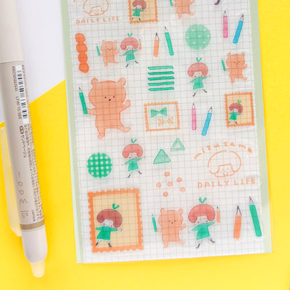 mizutama Limited Edition Stickers - Happy Stationery
