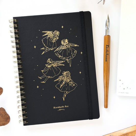 くらはしれい / 合皮Ｂ６リングノート（ブルー）