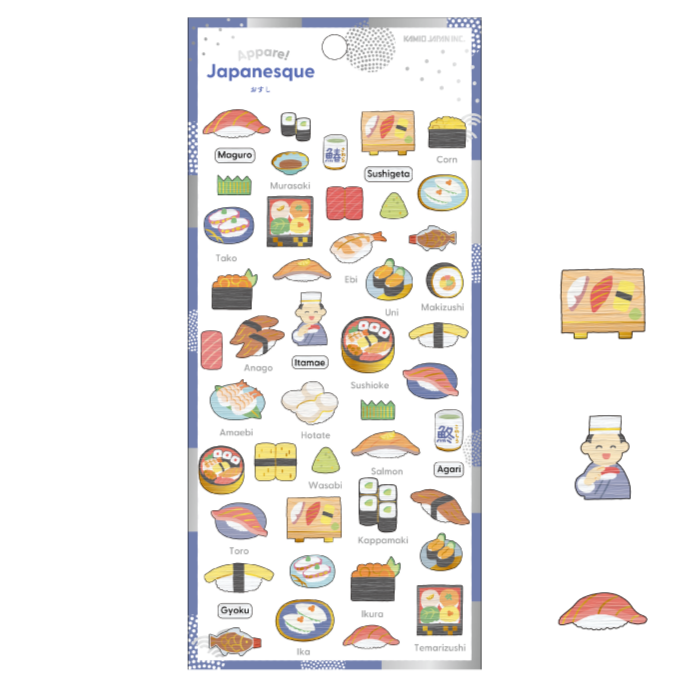 Japanesque Stickers - Sushi