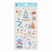 [Chrismas Limited] Tocorocomugi / Stickers - Happy Cat Christmas