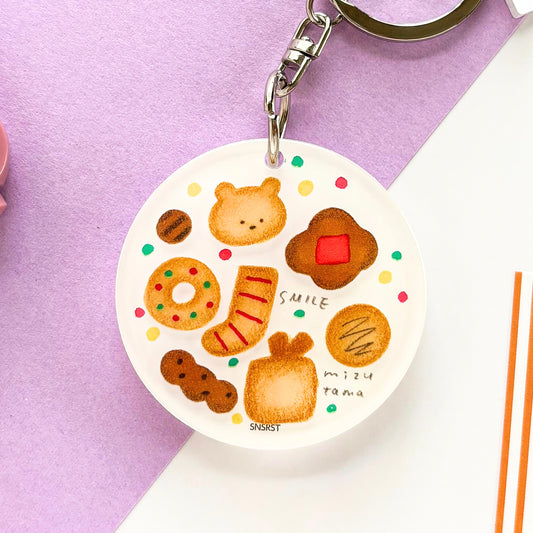 mizutama / Limited Edition / Acrylic Keychain - Cookie