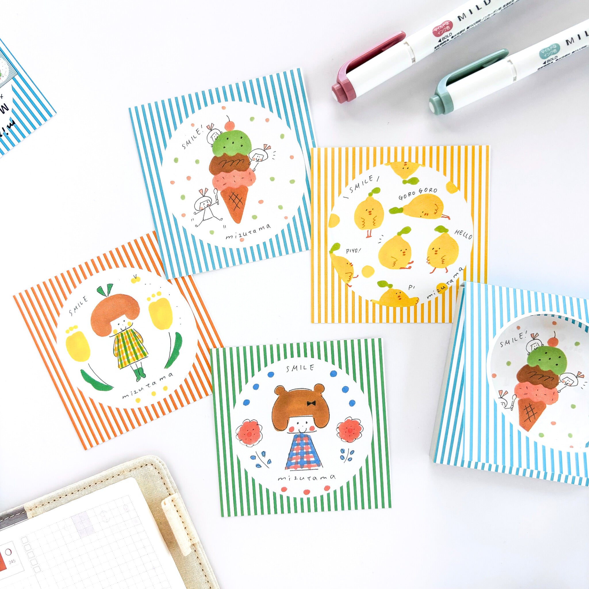 mizutama / Limited Edition / Memo Pad (blue)