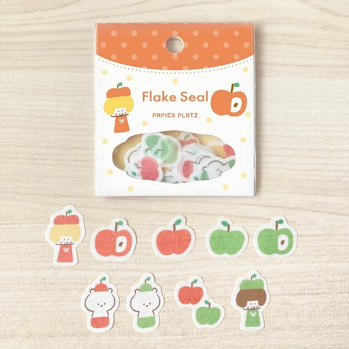 Flake Stickers - Apple Friends