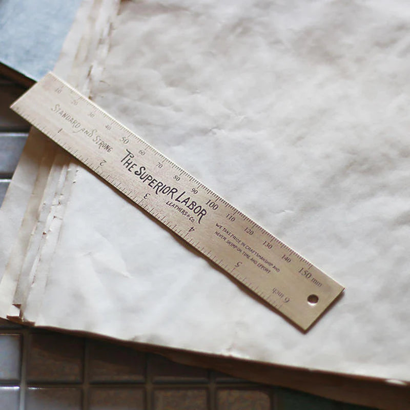 The Superior Labor Brass Ruler