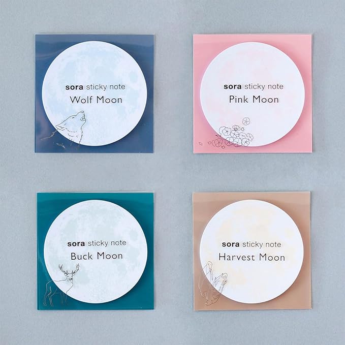 Moon Sticy Note (4 moons)