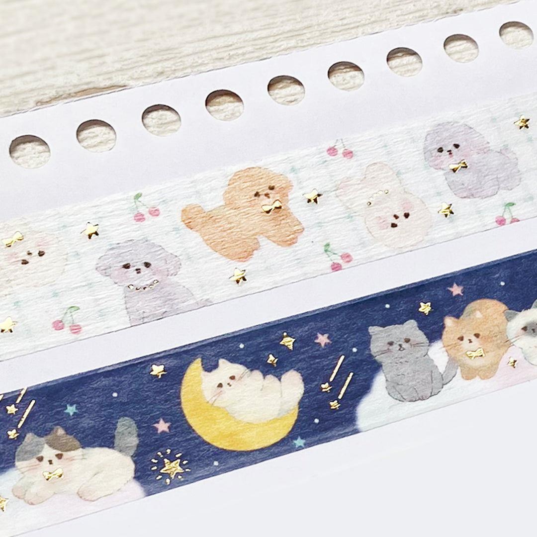 Yoko Washi Tape - Cute Fluffy Animals