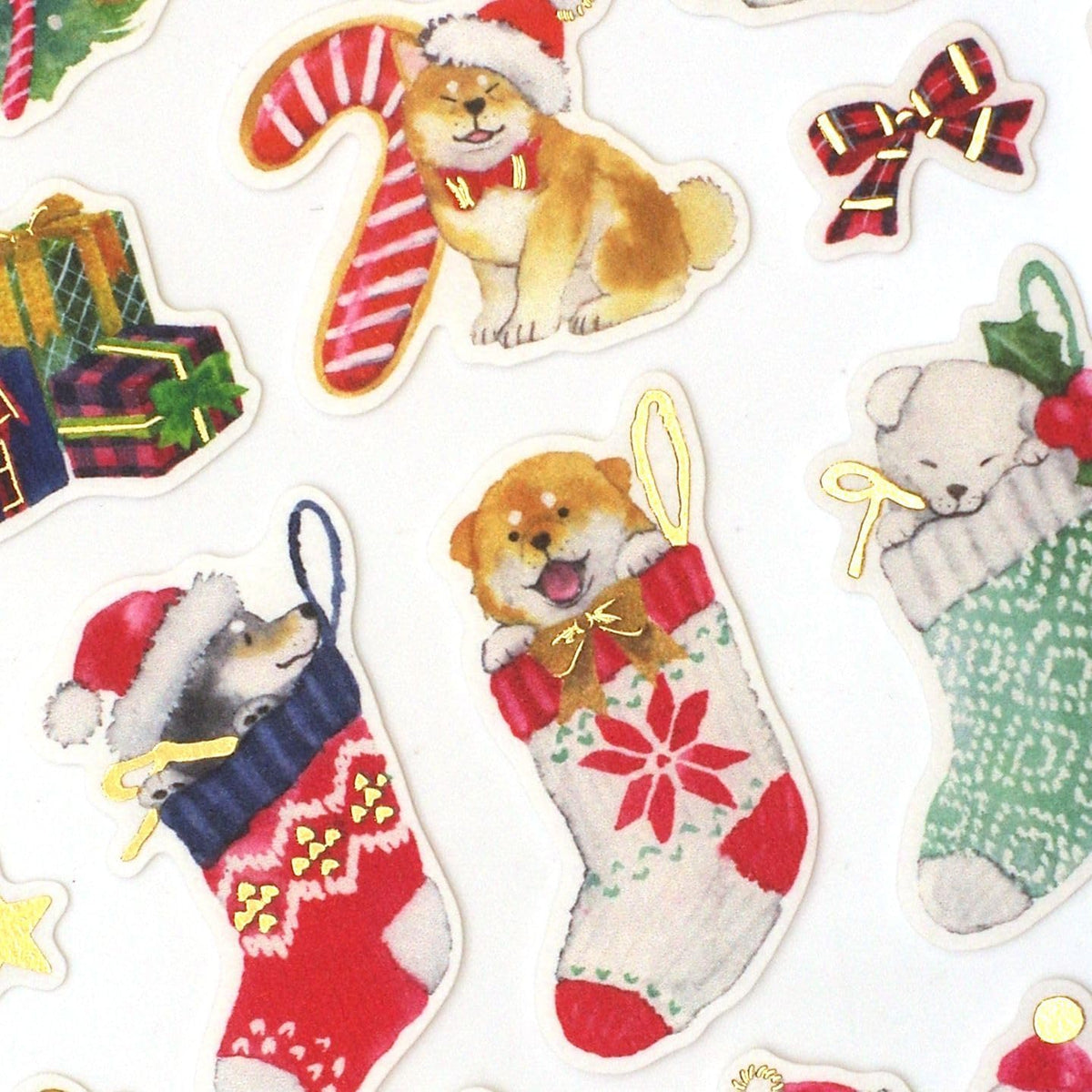 [Chrismas Limited] Natsuka Murata / Stickers - Shiba's Christmas
