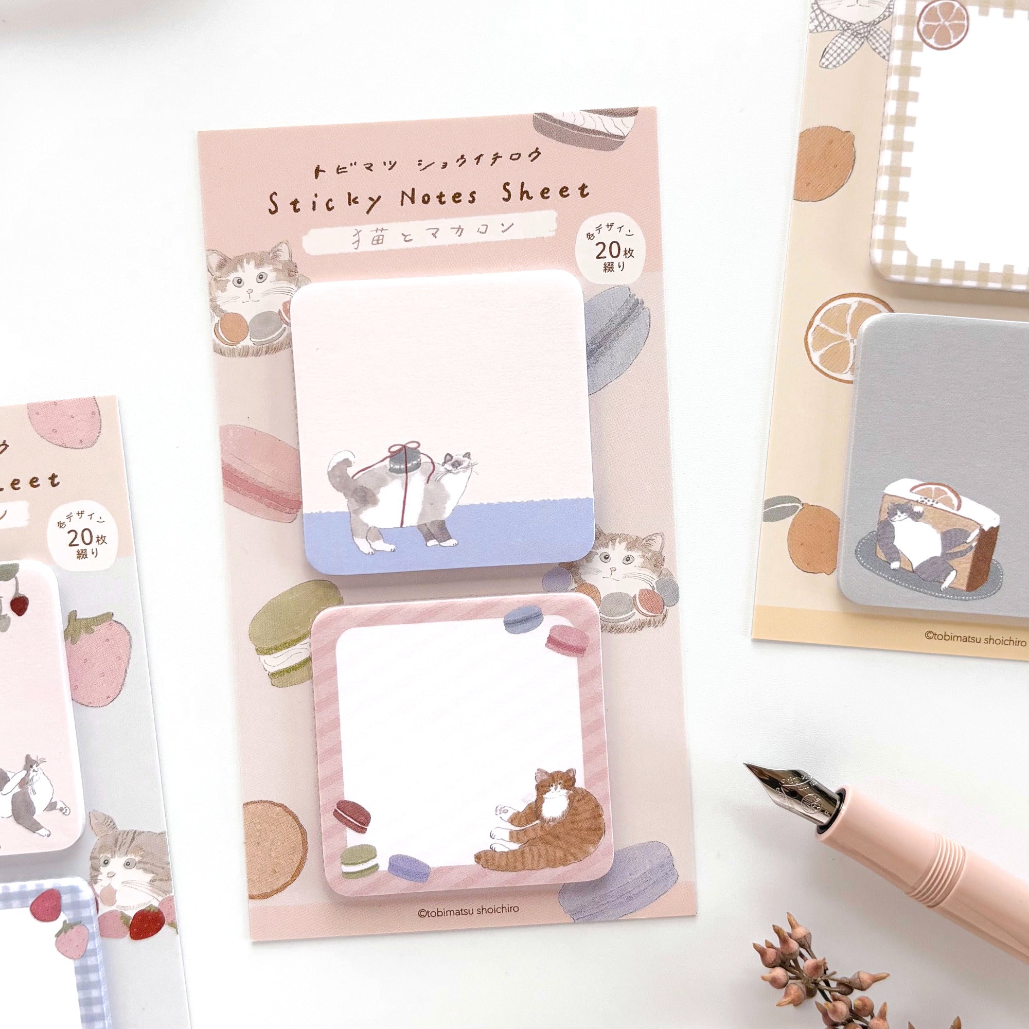 [Limited Edition] Shoichiro Tobimatsu / Sticky Notes - Macaron