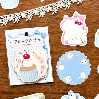 MILINA / Flake Sticky Note - Love Long-tailed Tit