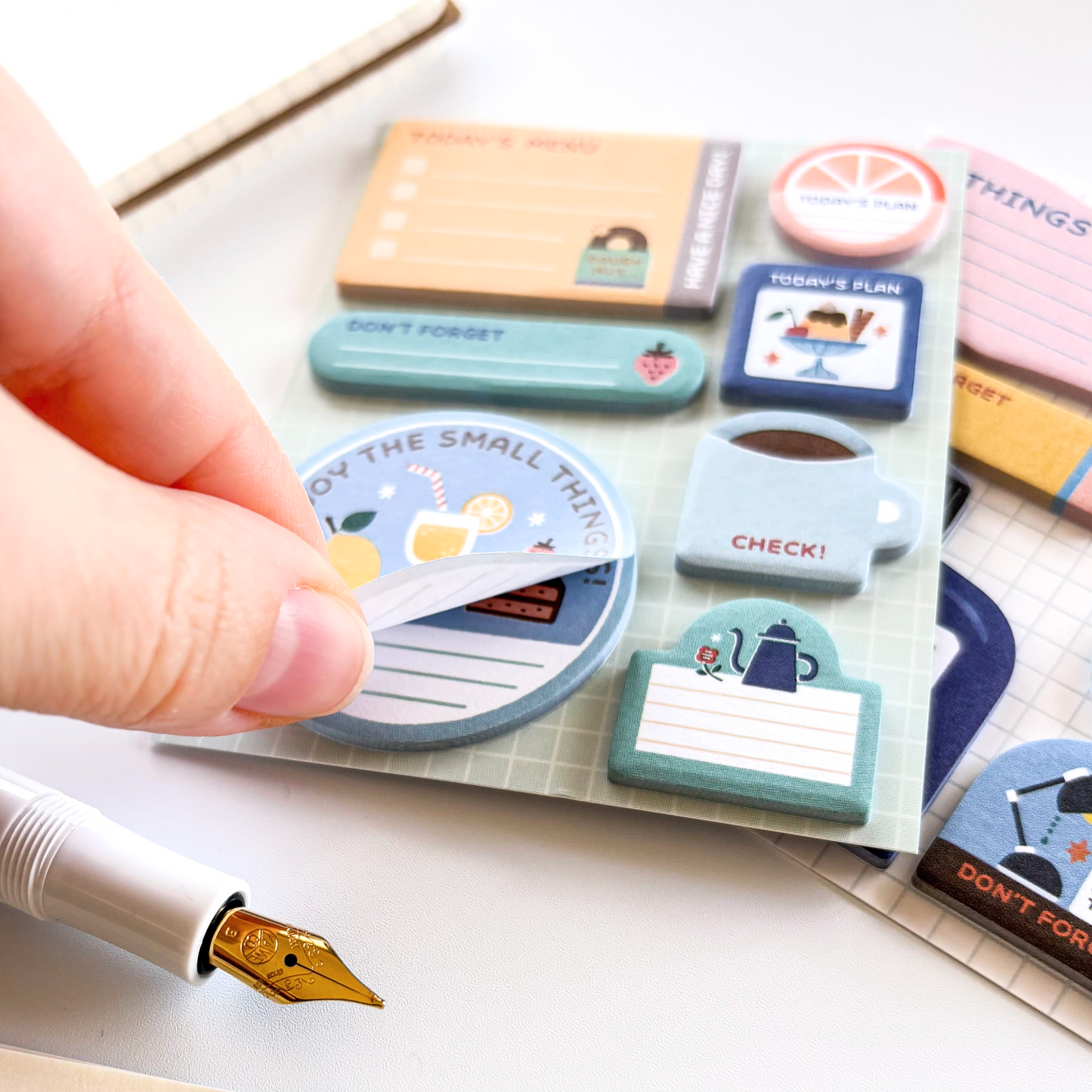 eric / Mini Sticky Notes - Fruits & Sweets