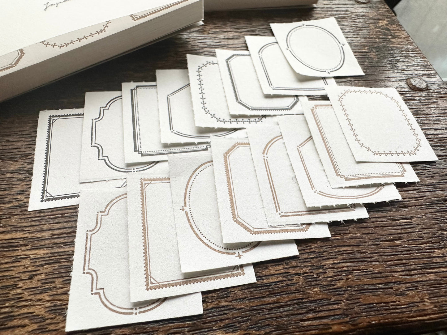 Letterpress 8 Patterns Label Book