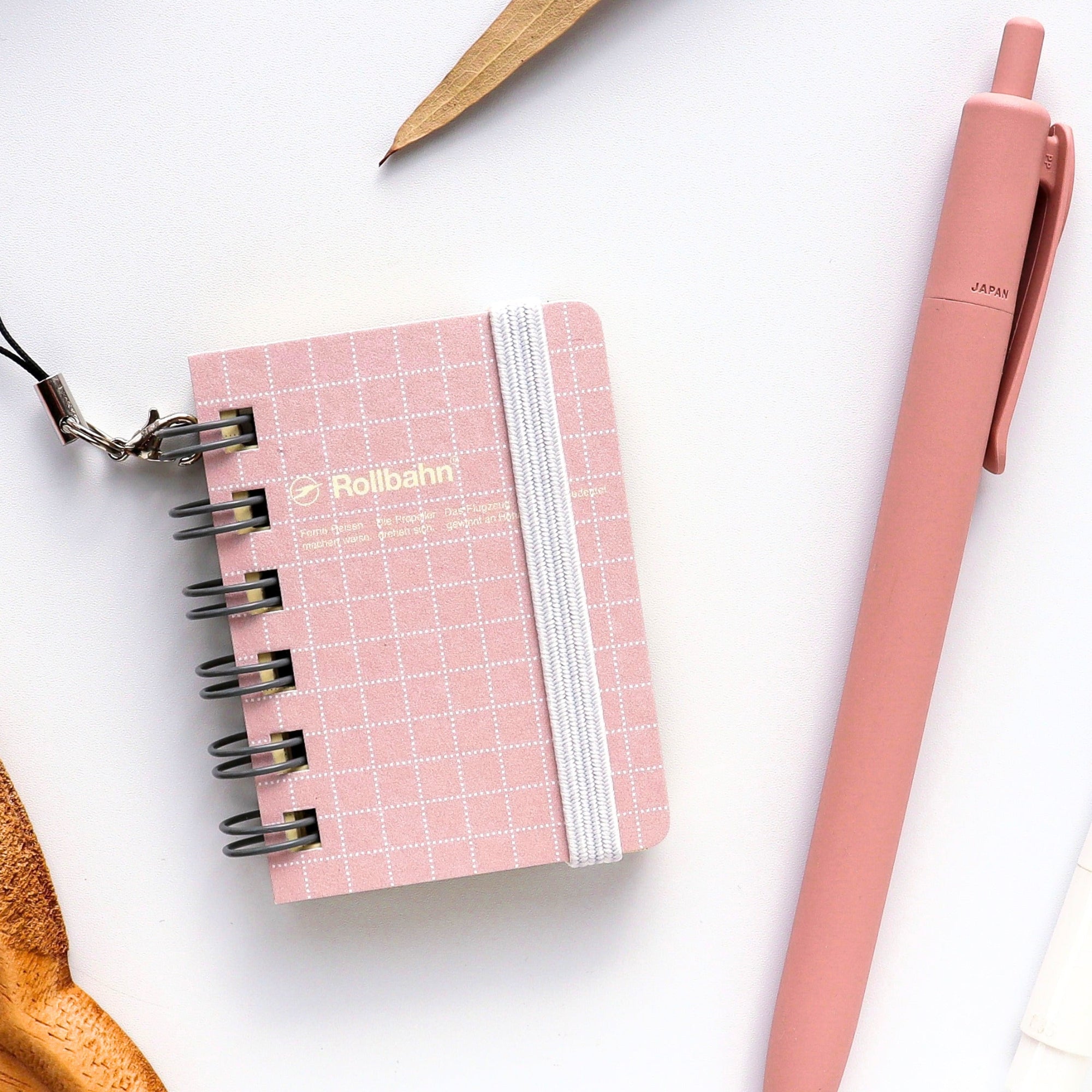 Delfonics / Rollbahn Spiral Micro Notebook - Pastel Pink