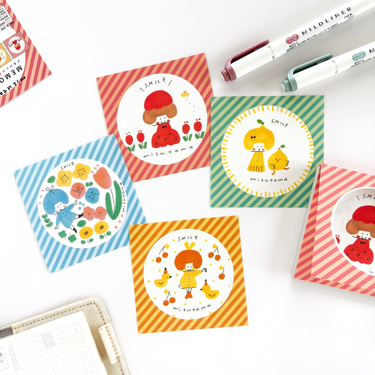 mizutama / Limited Edition / Memo Pad (red)