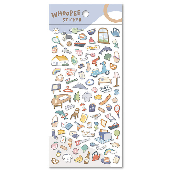 Whoopee Stickers - Blue