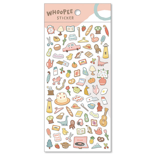 Whoopee Stickers - Pink