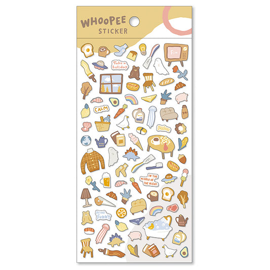 Whoopee Stickers - Brown