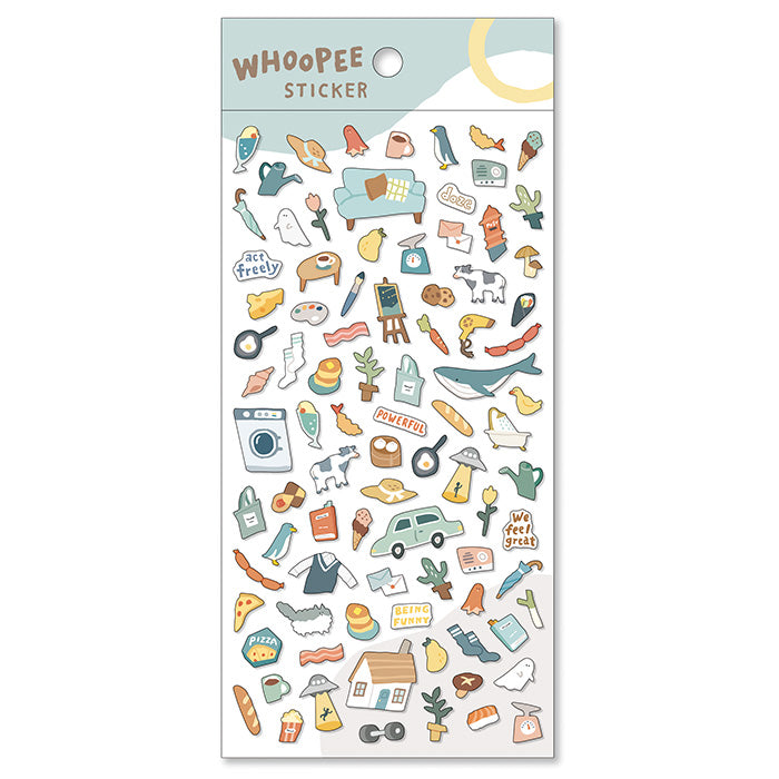 Whoopee Stickers - Light Blue