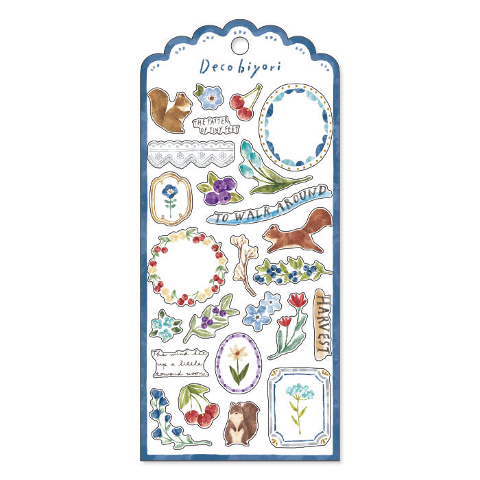 Happy Deco Stickers - Squirrel