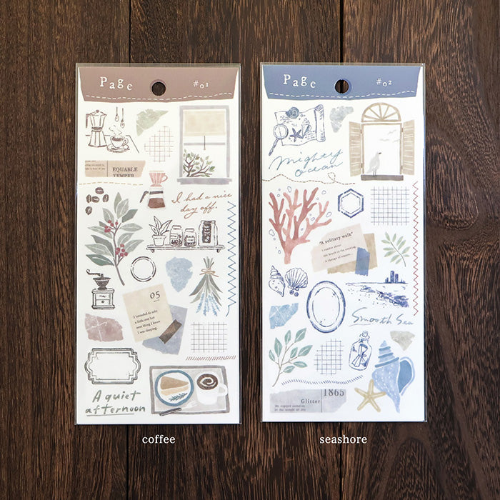 Page Stickers - Seashore