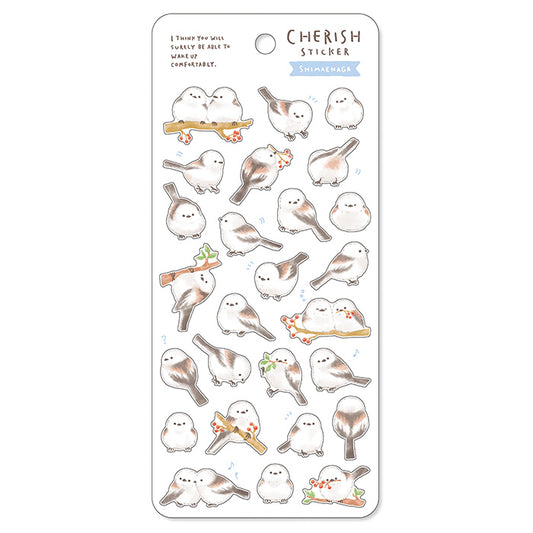 Cherish Stickers - Long-tailed Tit
