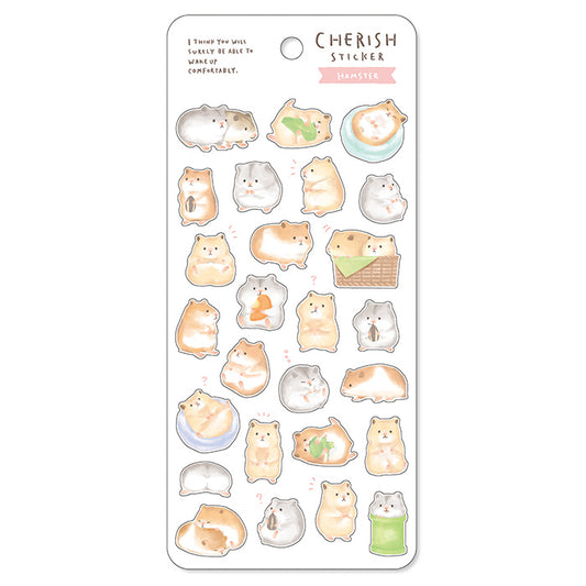 Cherish Stickers - Hamster