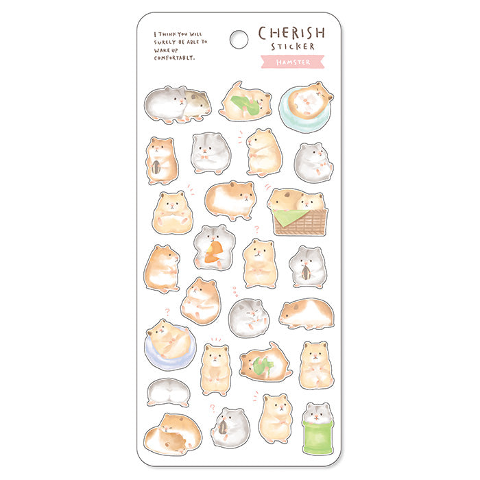 Cherish Stickers - Hamster