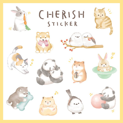 Cherish Stickers - Hamster
